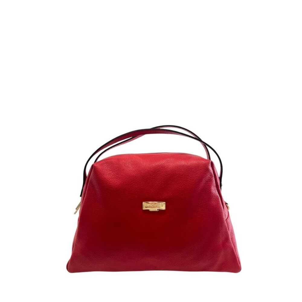 Baldinini Trend Red Leather Women Shoulder Women's Bag